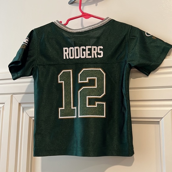 NFL Team Apparel Aaron Rodgers #12 Green Bay Packers Football Jersey 18M - Picture 2 of 7